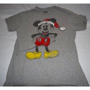 DISNEY SANTA MICKEY WOMENS SHIRT SIZE MEDIUM